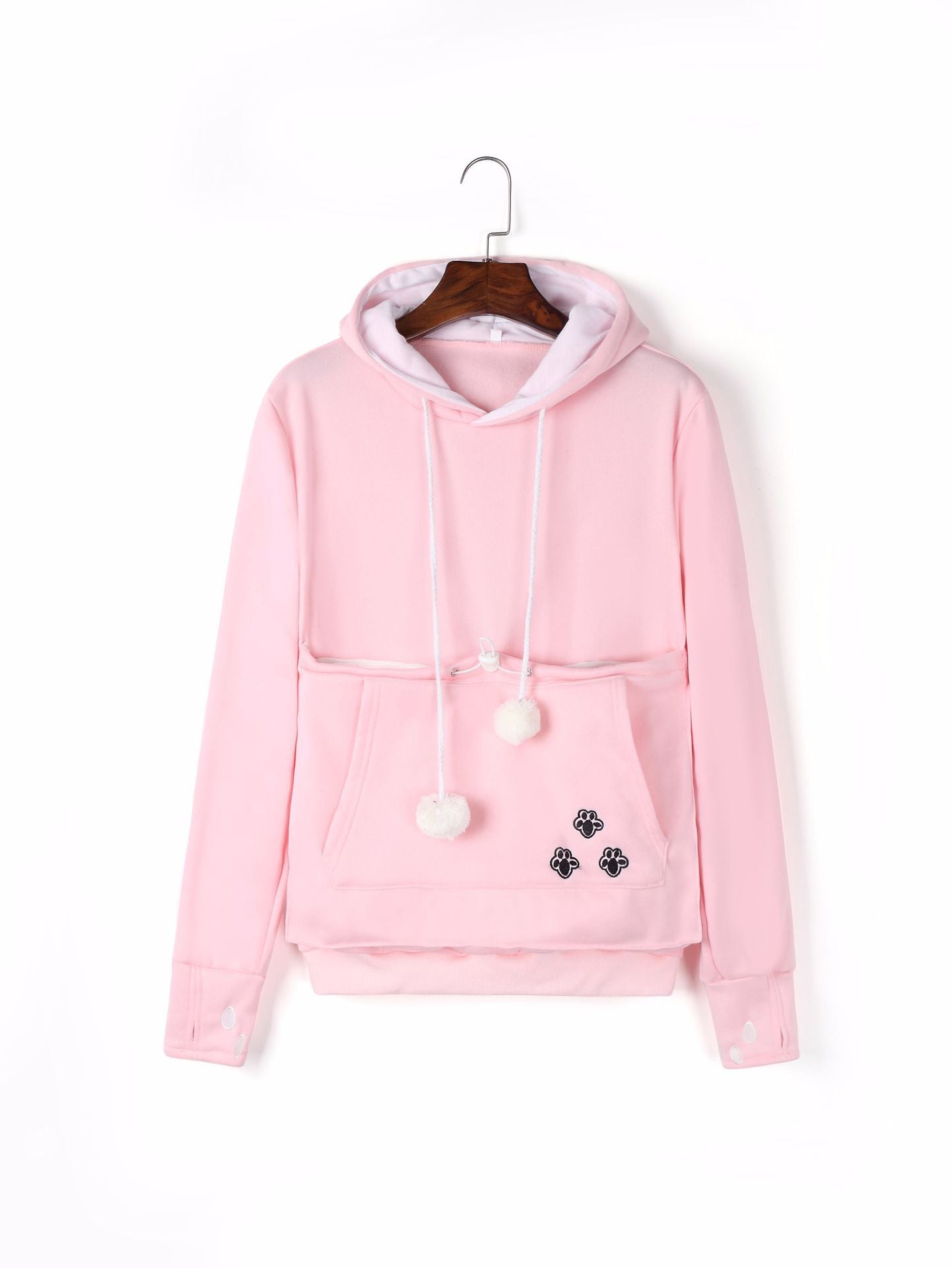 Exclusive Winter Hoodie with Pet Pocket – Cozy Sweatshirt for Cat Lovers