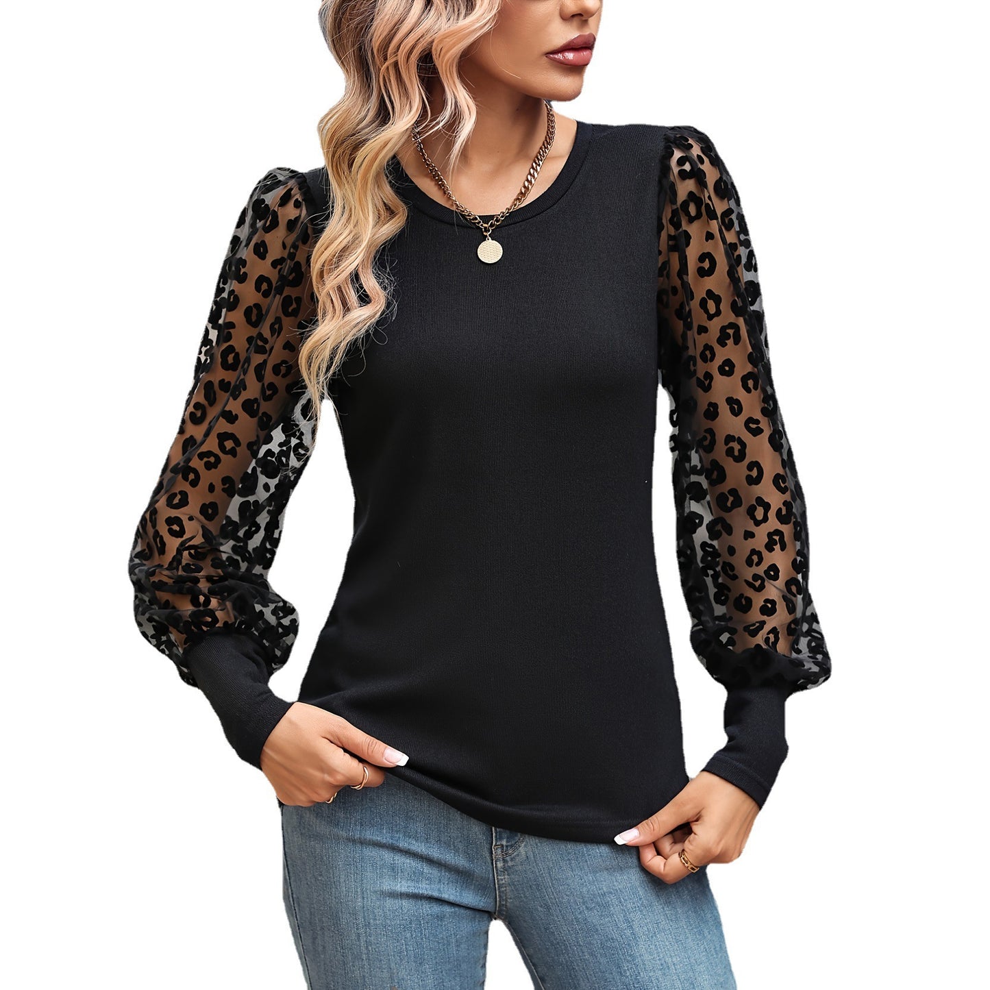 Stylish Slim-Fit Long Sleeve Top - Perfect Color Match!