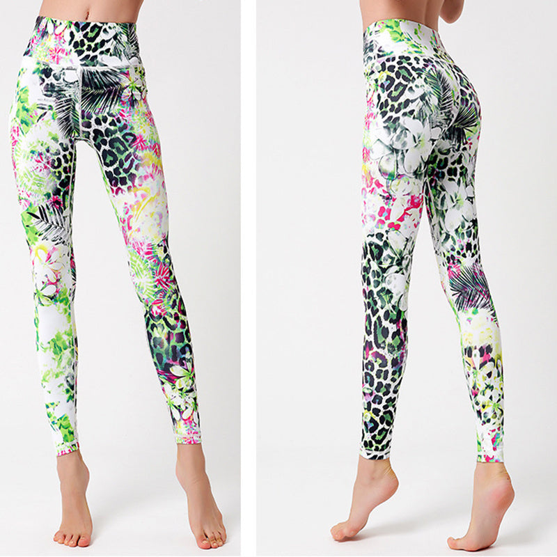 Fashionable Tie-Dye High-Waist Leggings, Perfect for Yoga and Daily Wear - Glamour Lady's Choice