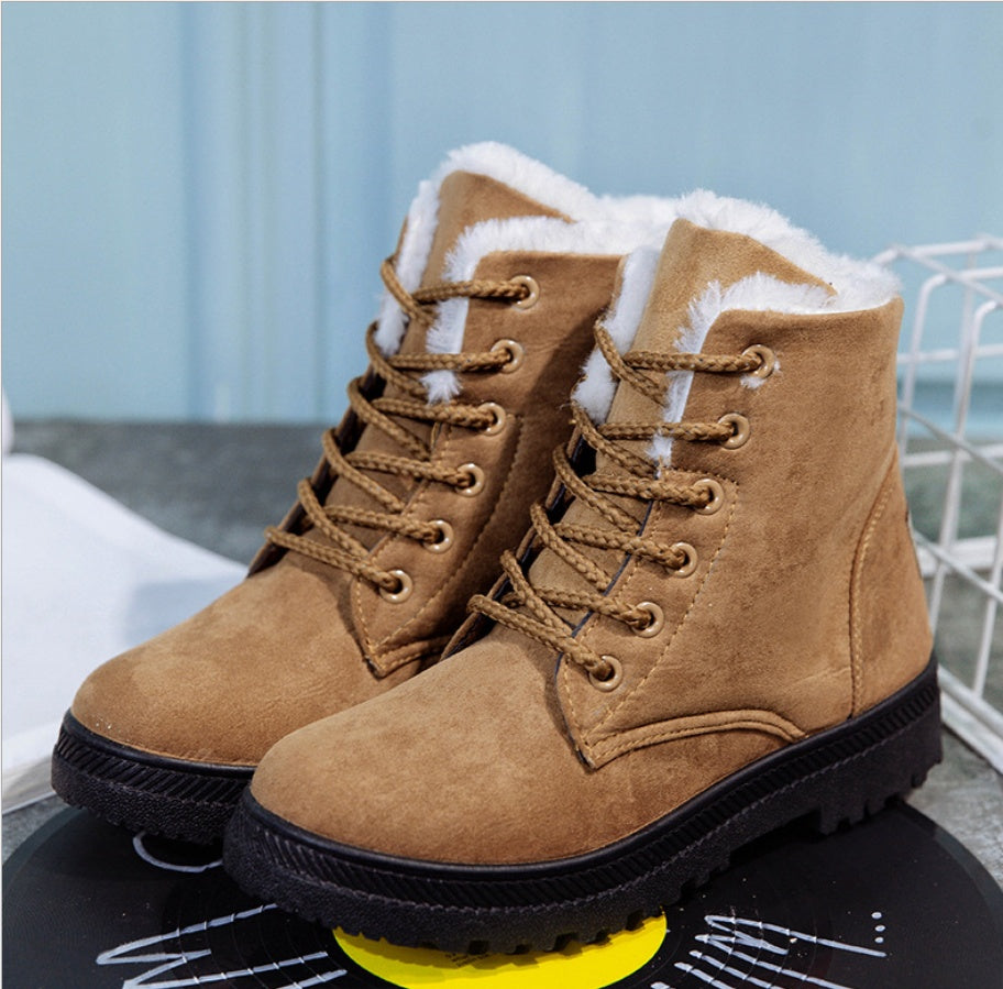 Chic Winter Snow Boots with Cozy Plush Comfort for Women