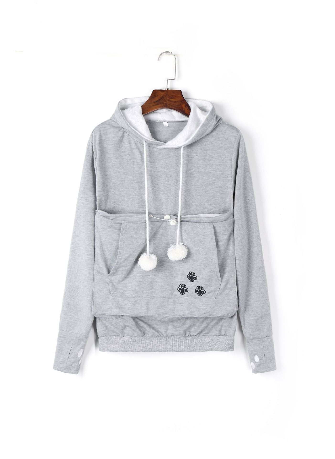 Exclusive Winter Hoodie with Pet Pocket – Cozy Sweatshirt for Cat Lovers